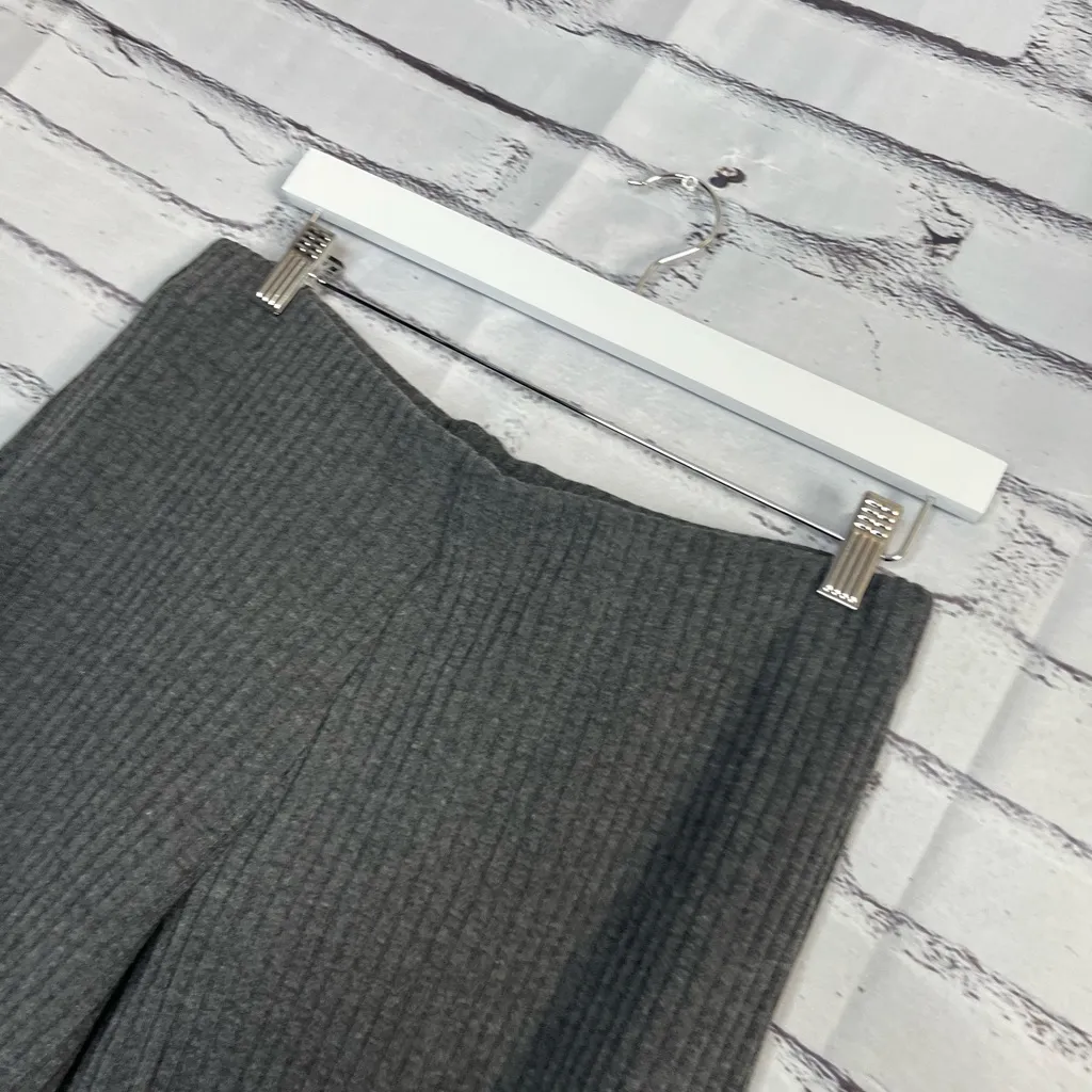 Donna Karan New York Grey Ribbed Stretch Sweatpants Women’s SP Minimalist Casual - Image 7