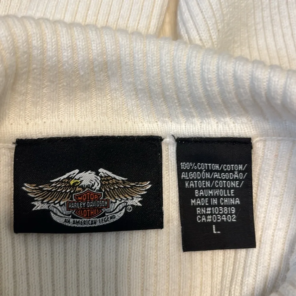 Harley Davidson rollneck ribbed turtleneck sweater - Image 6