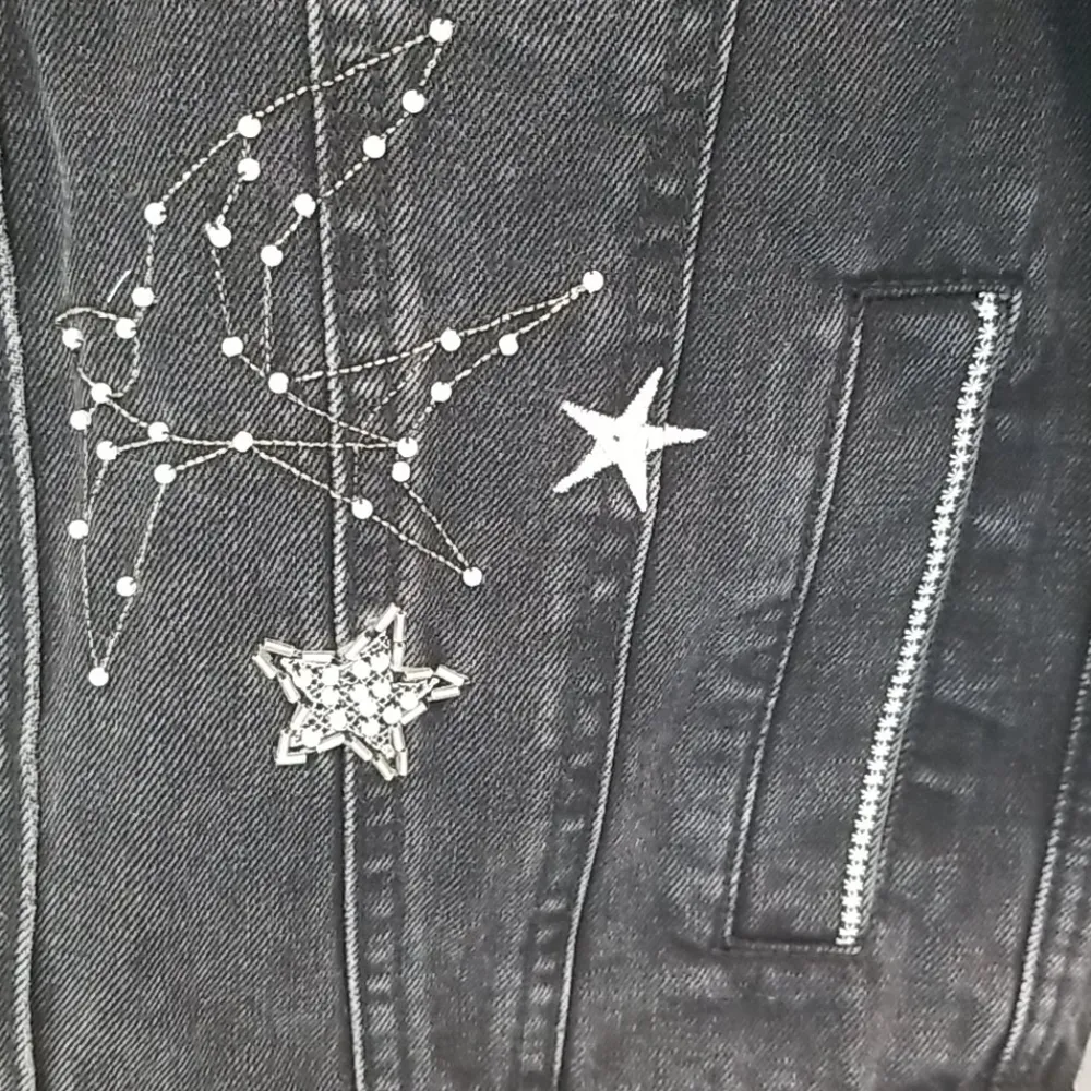 💕SPELL & THE GYPSY💕 Celestial Embellished Jacket XS NWT Black - Image 15