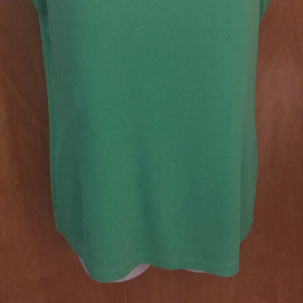 Green Jones New York Tank Top with Lace Size Large - Image 3