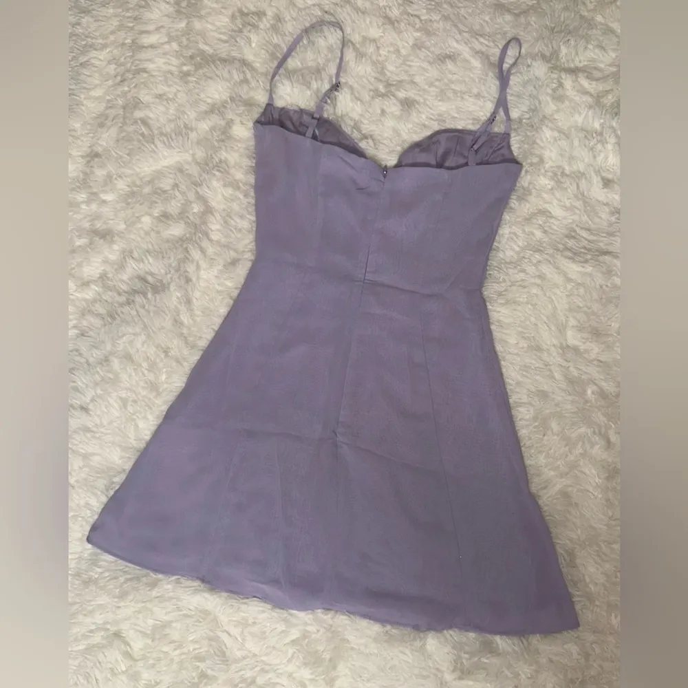 NWOT House of CB Christiana Floral Lilac Purple sundress Minidress sz XS - Image 6