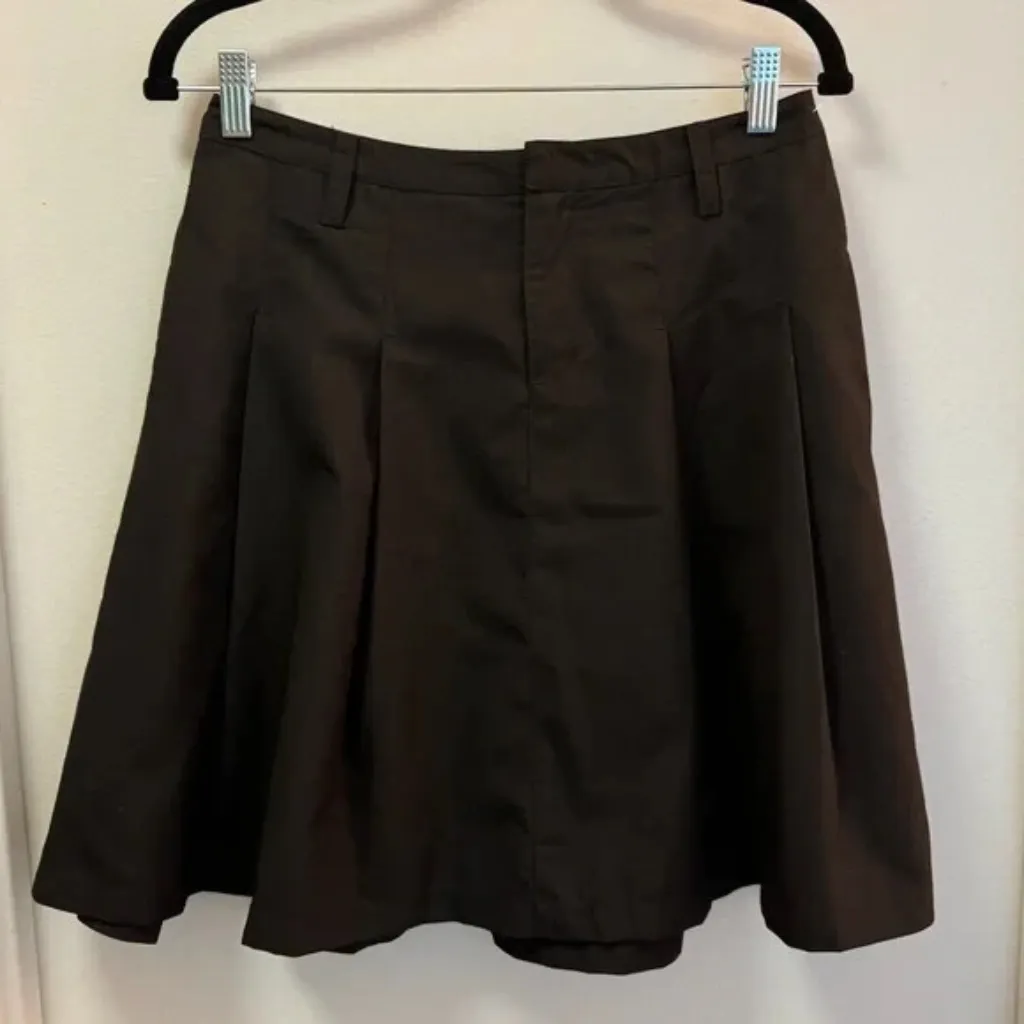 NWOT Free People We The Free Suiting Pleated Mini Skirt - Image 5