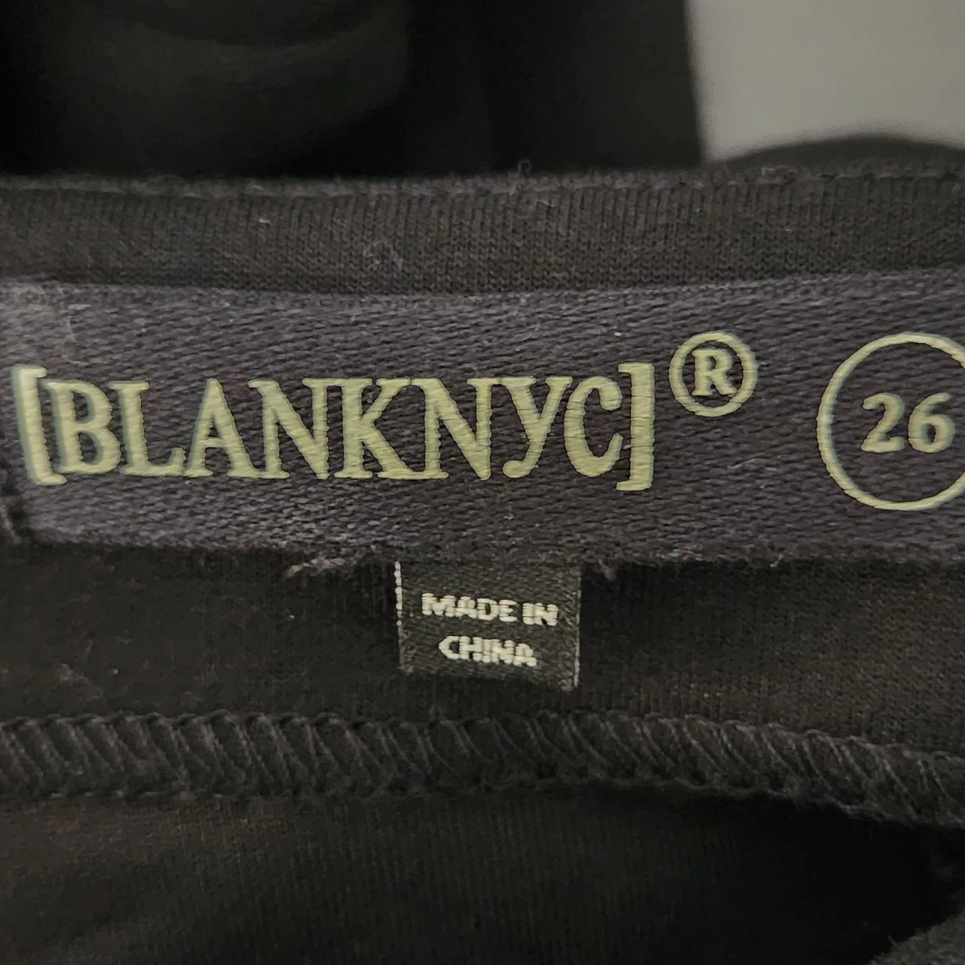 BlankNYC Black High-Rise Pull-On Stretch Pants Size 26 NWT - Image 9