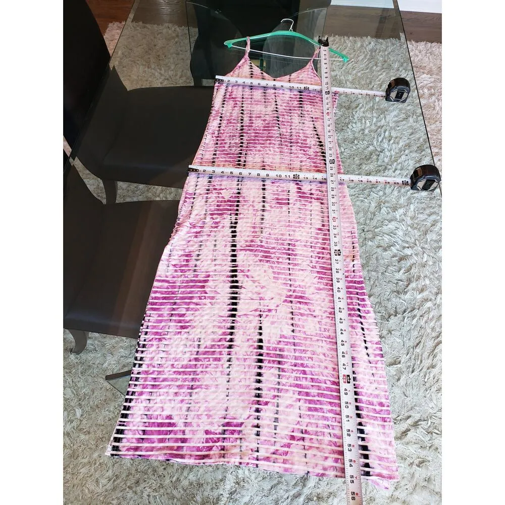 Ace Fashion Long Maxi Dress Women's M Purple Strap Casual Scoop Neck Sleeveless - Image 7