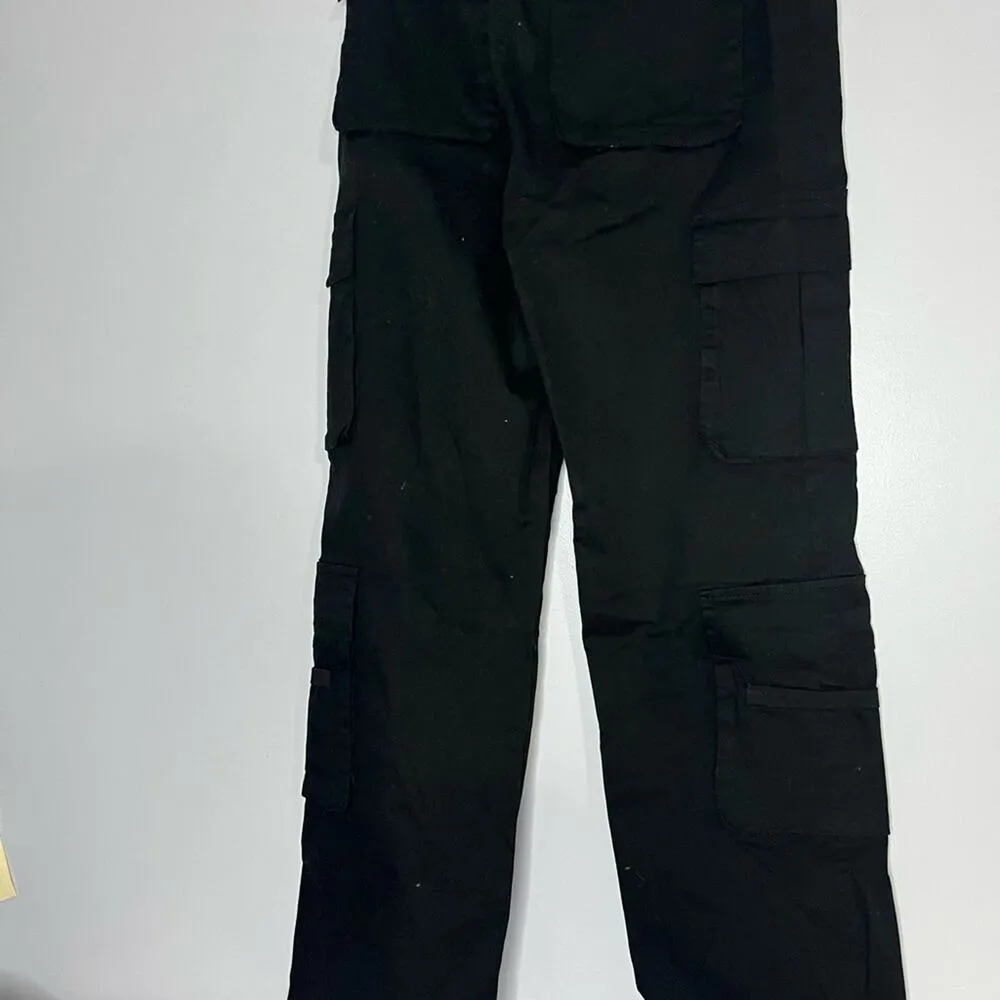 NVfelix Boutique Khaki Black Cargo pants size small Green - Image 3