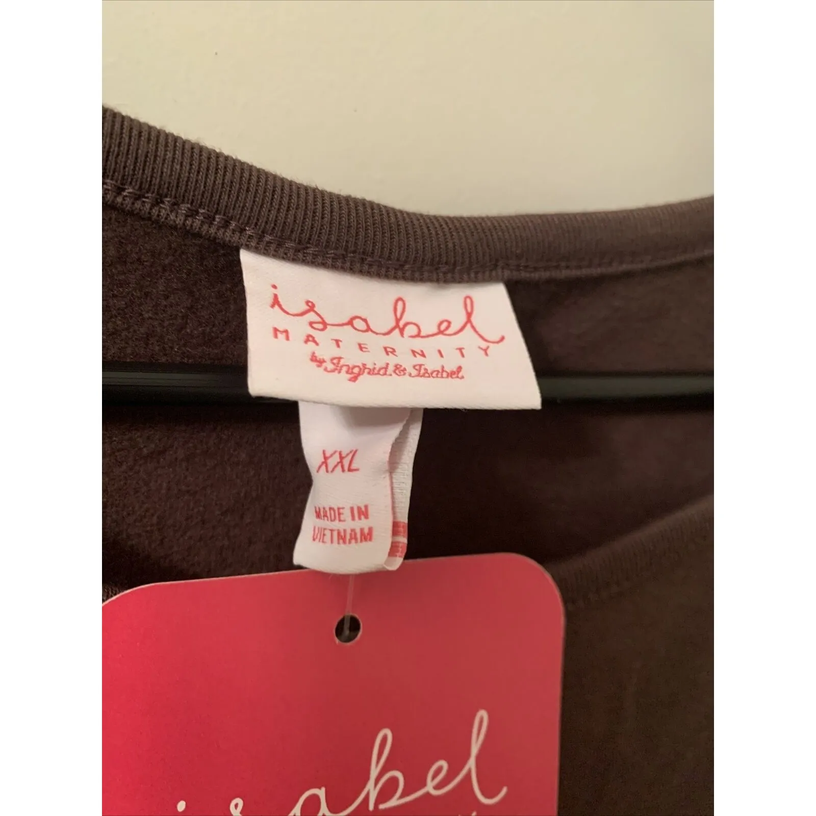 Isabel & Ingrid Maternity Women's Dress Brown Calf Length 3/4 Sleeve Choose Size Size undefined - Image 4