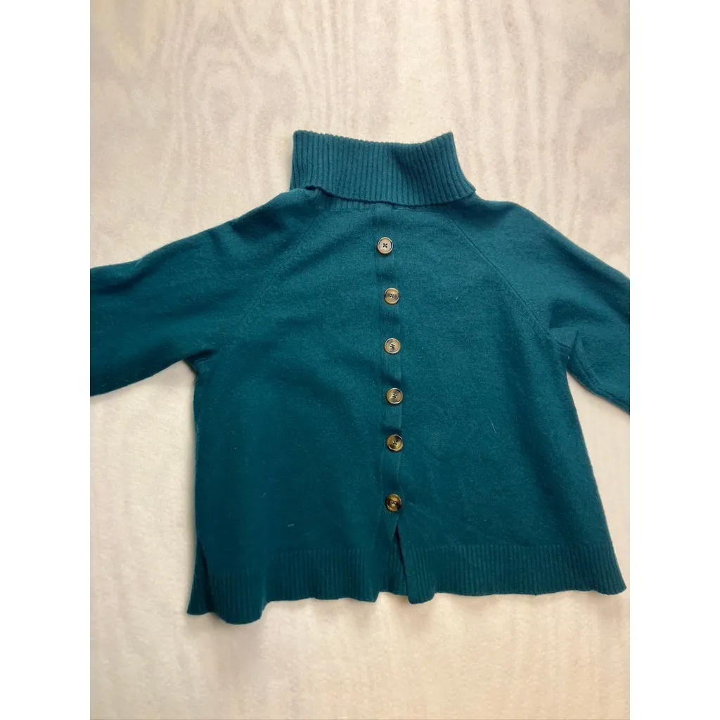 Soft Surroundings Teal Green Turtleneck Sweater 3/4 Sleeve Size 2X Wool blend - Image 11