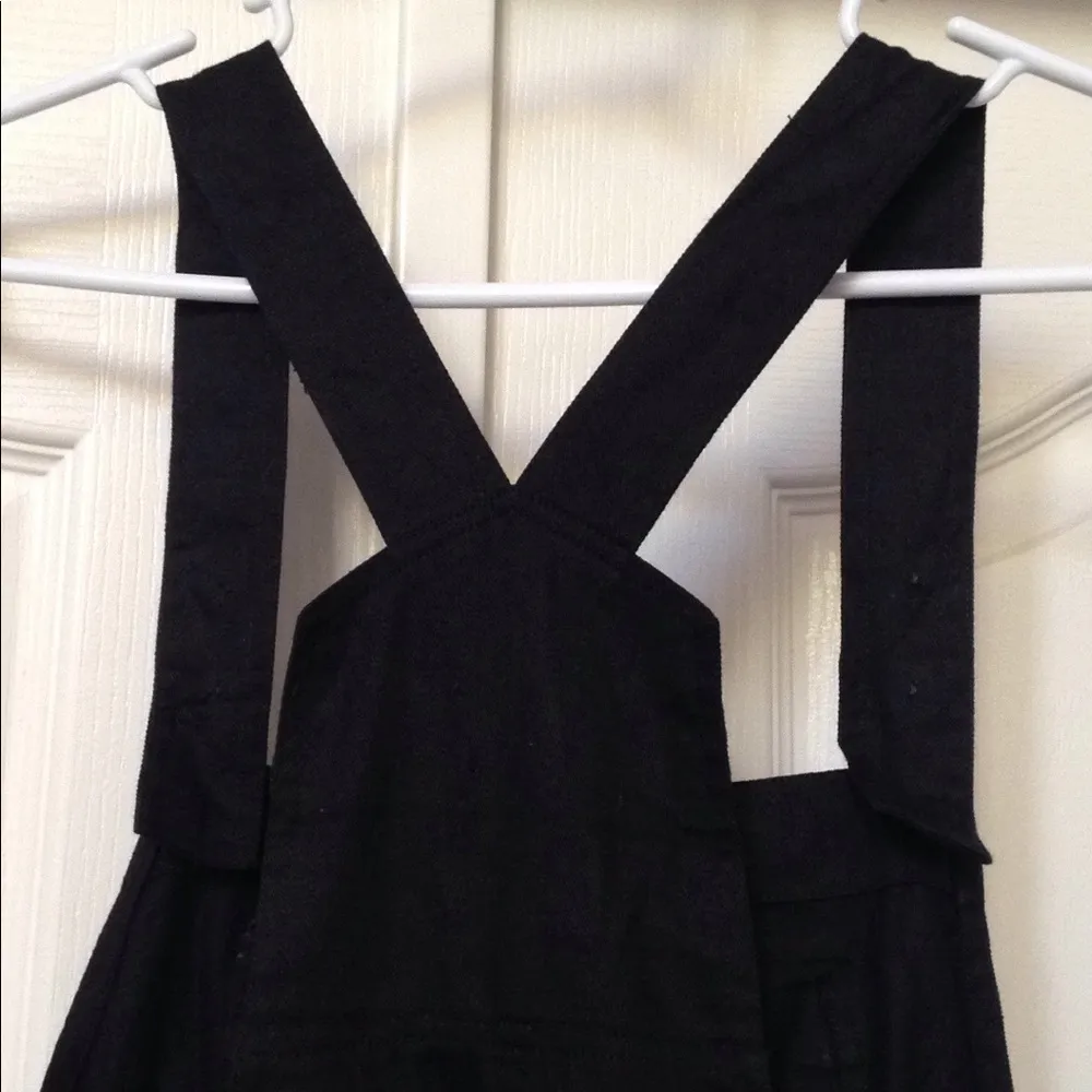 FINAL MARKDOWN Women's Raiment Fashions Black Overalls, Small - Image 8