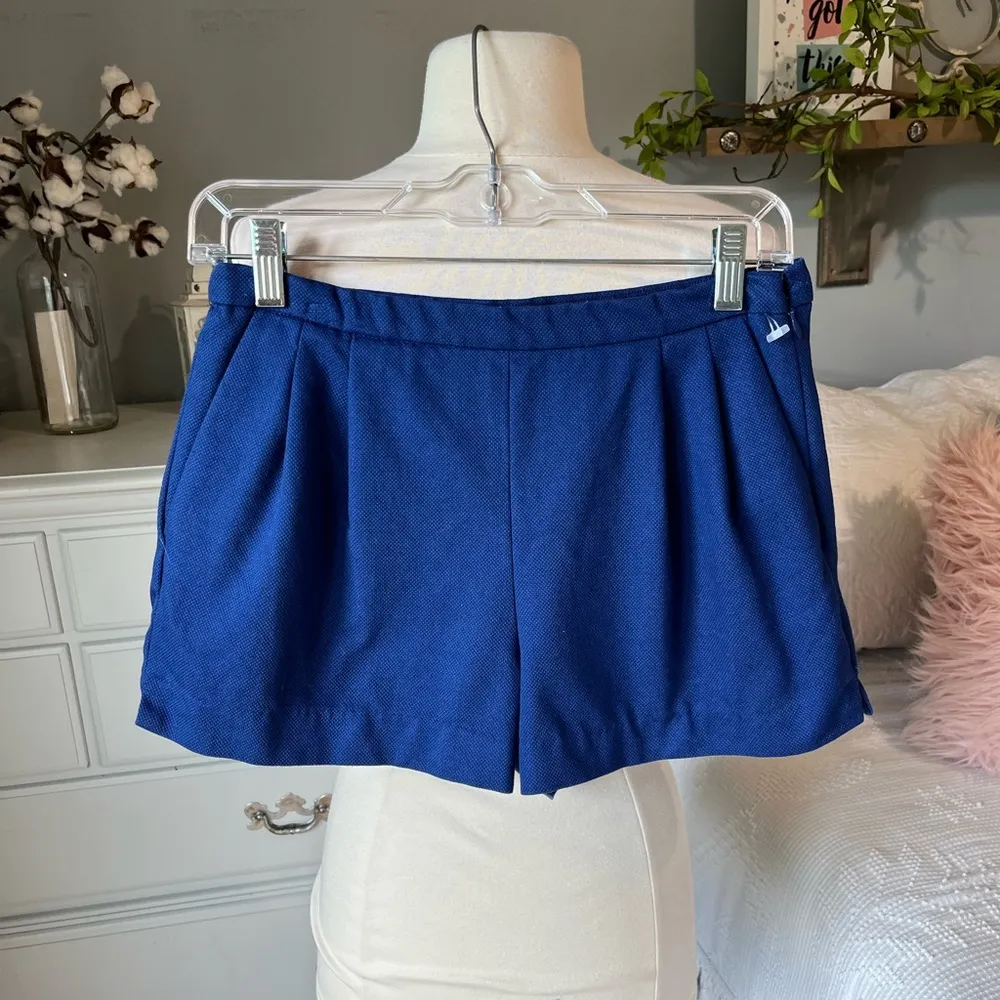 J Crew Cotton Royal Blue Shorts Womens 2 Chino - Image 3