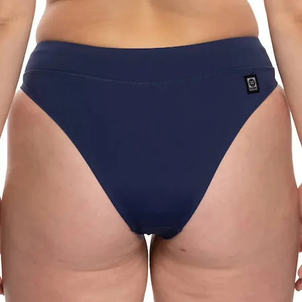 $45 NWT JOLYN ZOE BIKINI BOTTOM in Navy M Blue Size M - Image 8