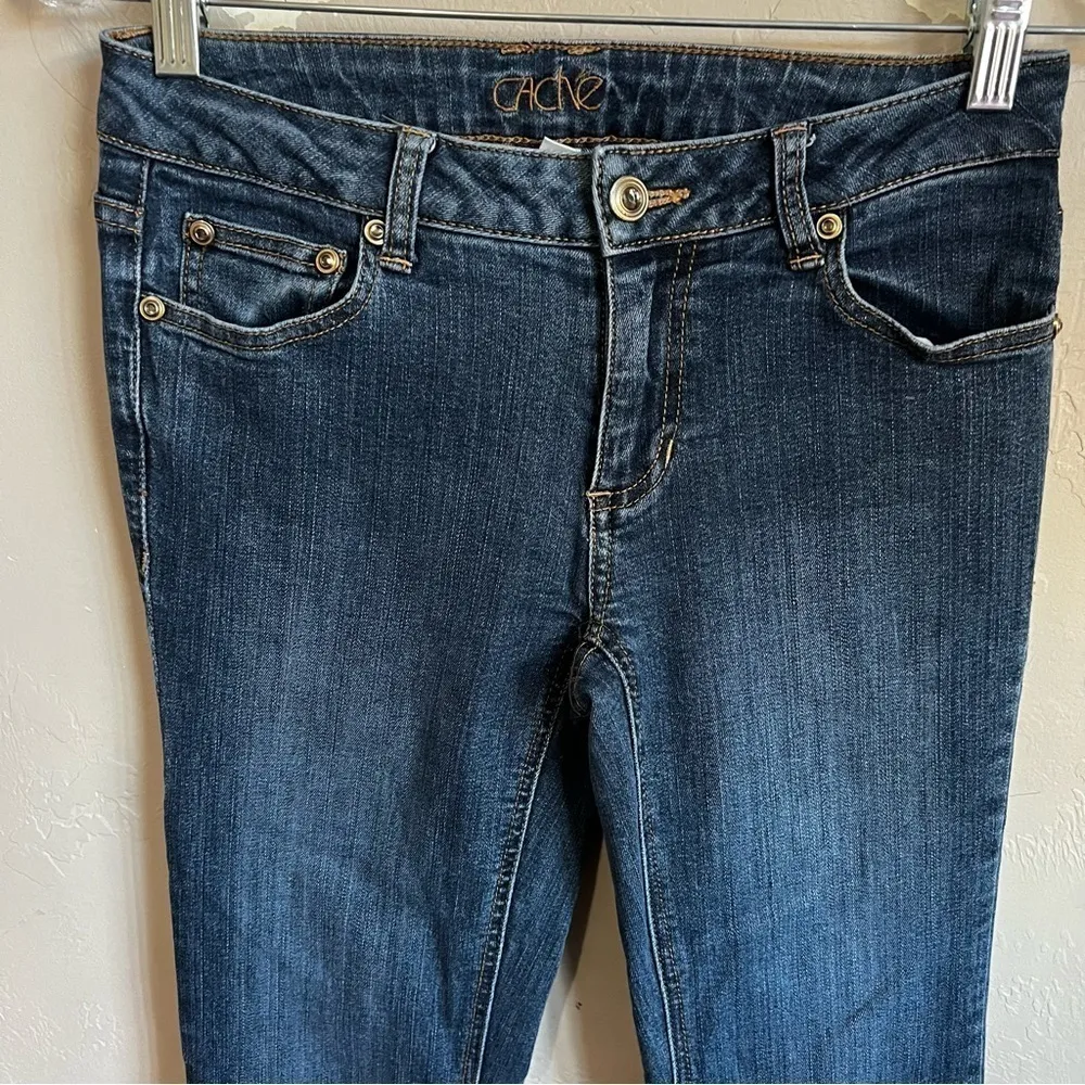 Cache Vintage Flare Denim Jeans - Image 3
