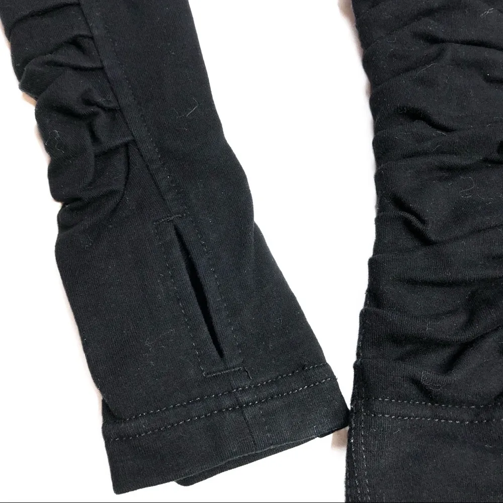 Lululemon Solace Jacket Black Asymmetrical Zip - Image 7