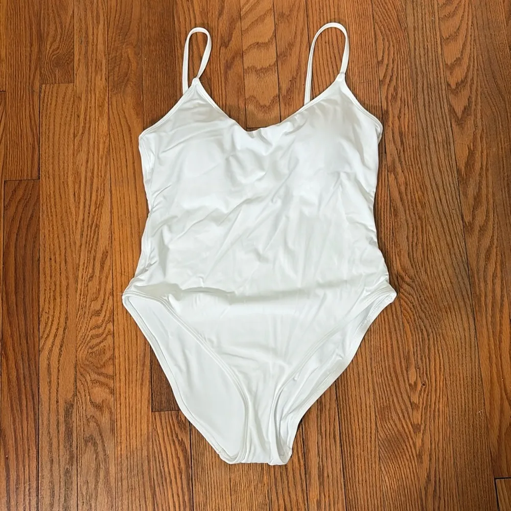 Andie The‎ Amalfi One Piece Swimsuit White Size XL NWT flaw - Image 3