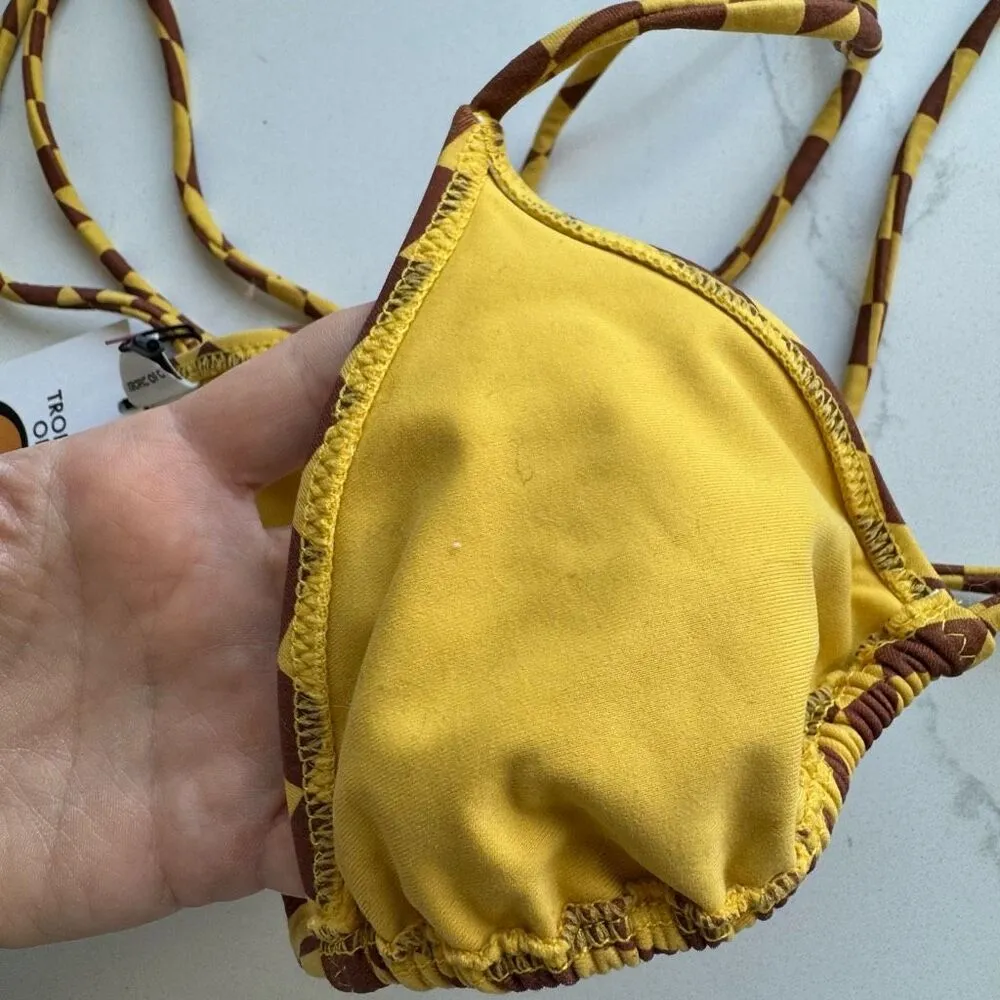 NWT Tropic of C Praia Checked Tie - Image 7