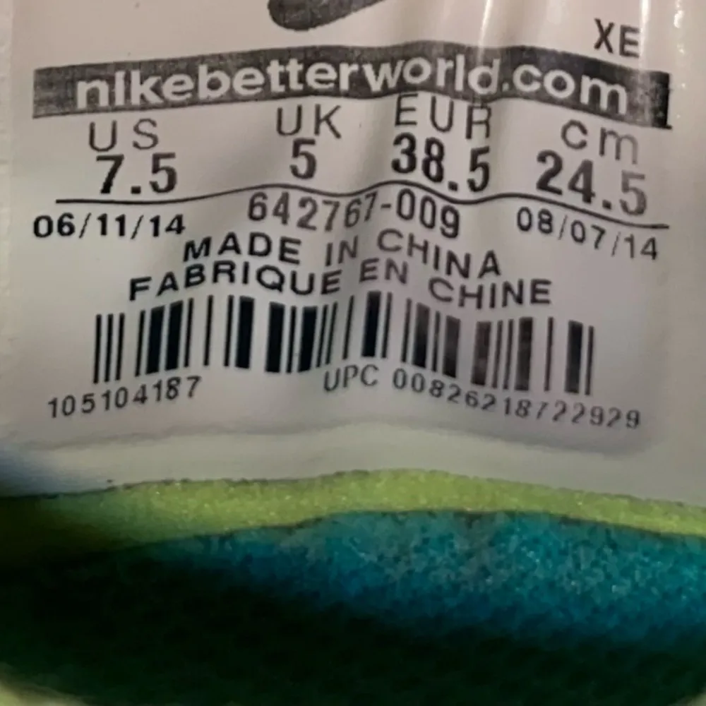 Flex 2014 Run Shoes size 7.5 - Image 6