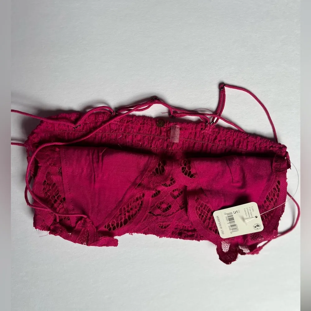 Free People Adella Bralette in rose hypnotic - Image 11