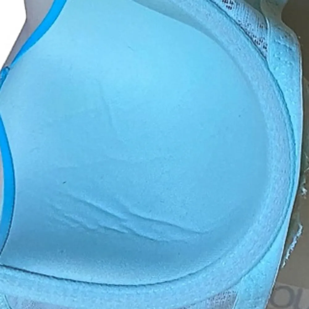 NO BOUNDARIES Ladies BLUE Tie Dye Padded Underwire Bra ~ 36DD - Image 5