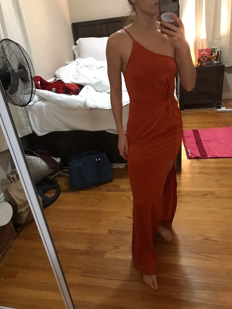 Forever 21 Orange Silk Maxi - Image 7