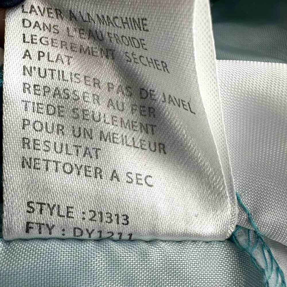 Jamie Sadock Golf Short Mid Length Zipper Pockets Mid Rise Athletic Blue 8 - Image 3