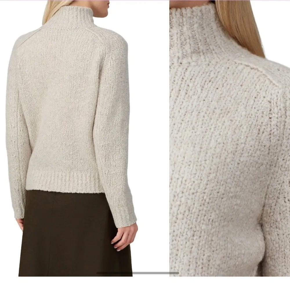 Vince . Textured Saddle Sleeve Turtleneck Size XS - Image 3