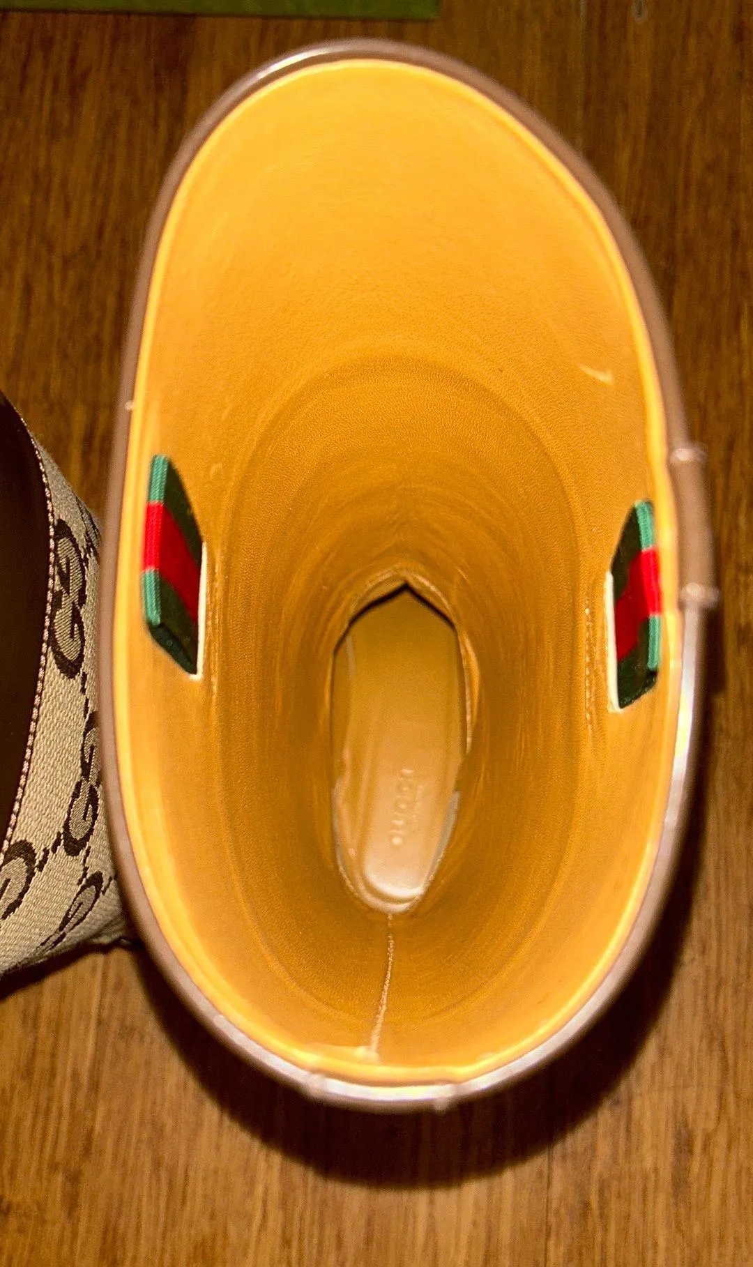 Monogram Jumbo GG Cordovan Lux Zelda Harness Riding Boots Camel Ebony New Acero Size 37.5 - Image 4