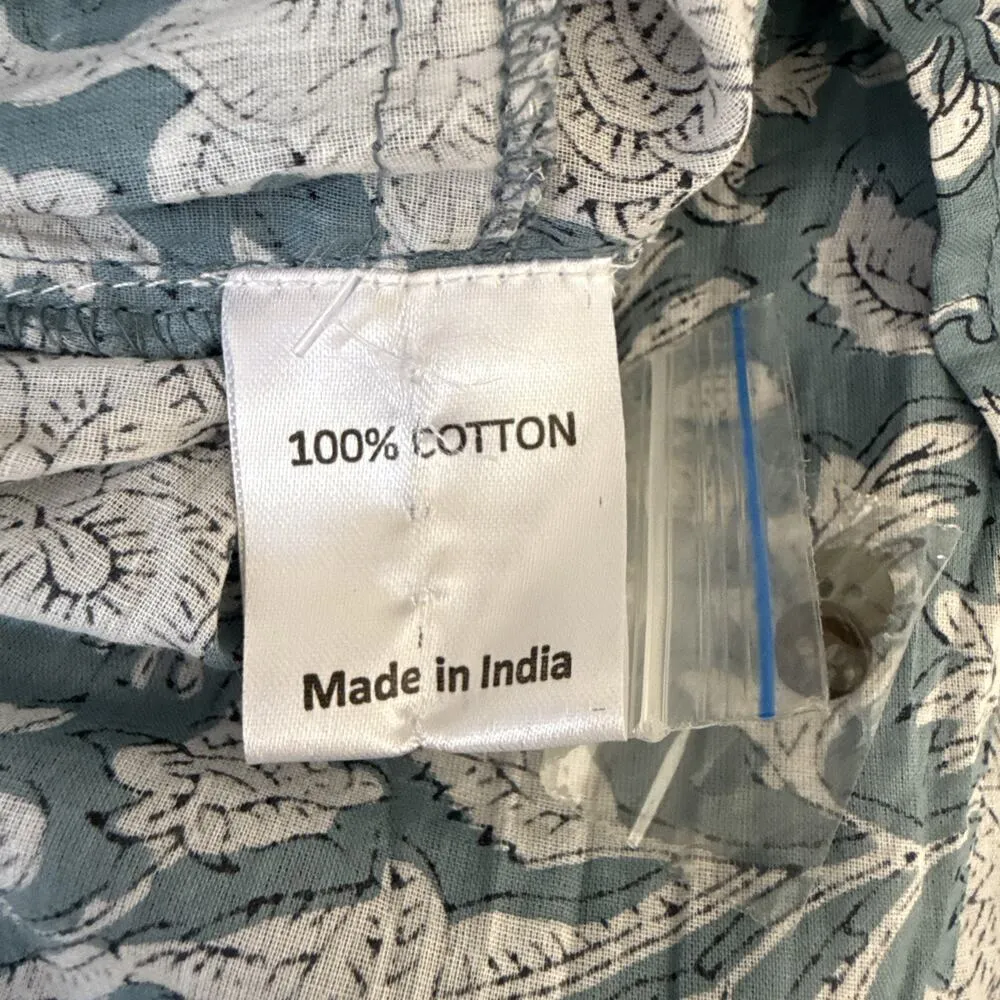 Marea Womens Elizabeth Mini Dress Size XS/S Boho Flowy Floral Cotton Lightweight - Image 11