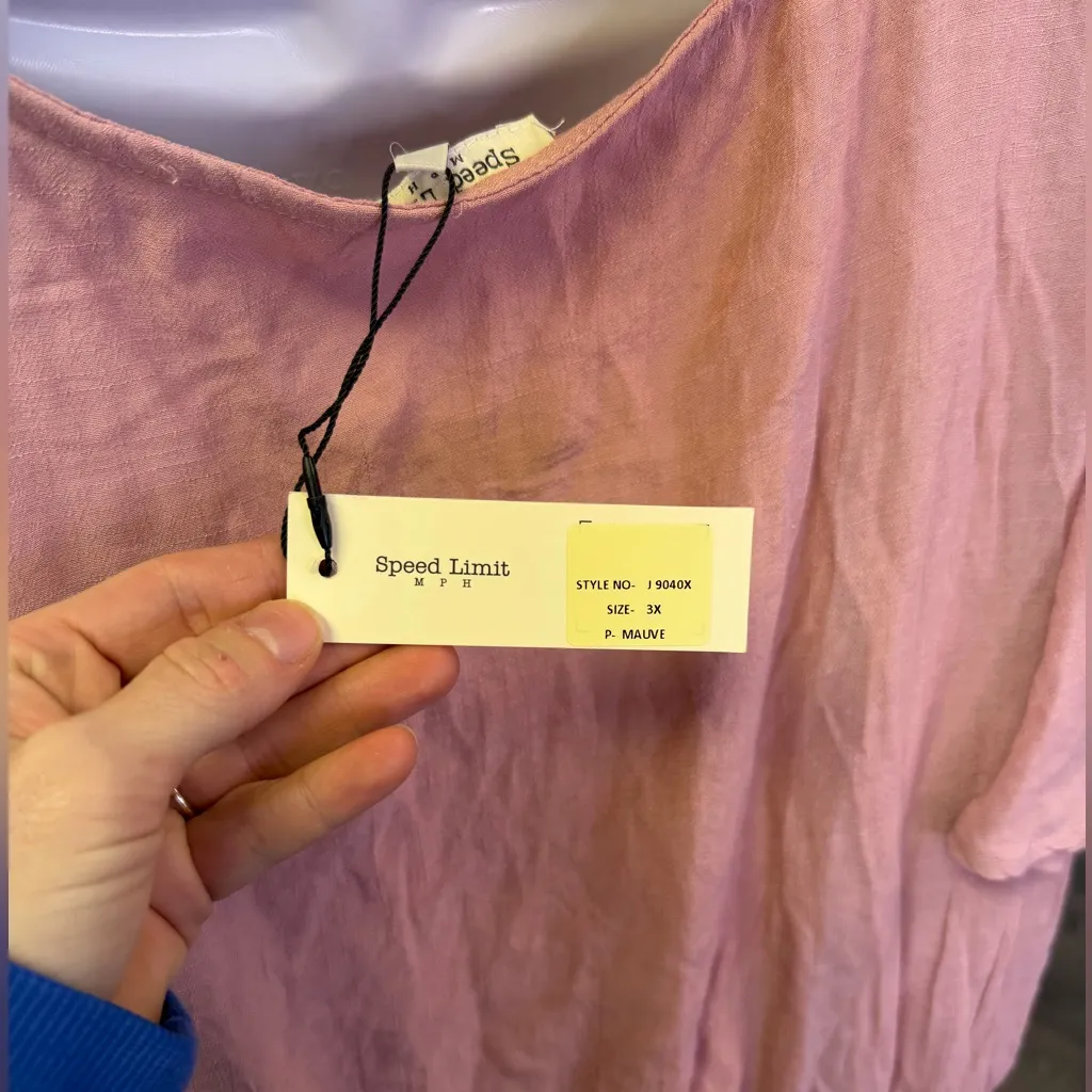 NWT Speed Limit MPH Pink Button - Image 4