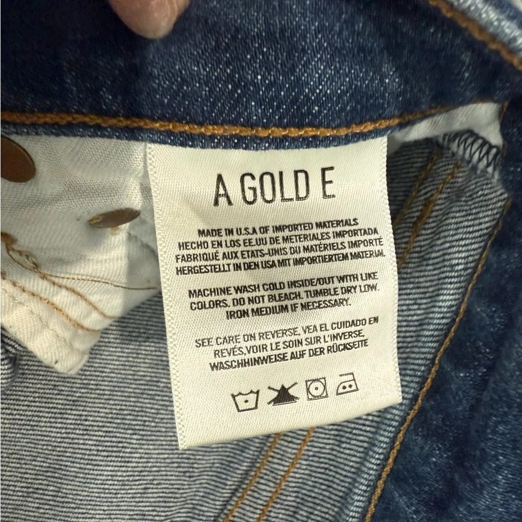 AGOLDE Nico High Rise Slim Fit Jeans‎ in Vox Wash Blue Size 25 - Image 9