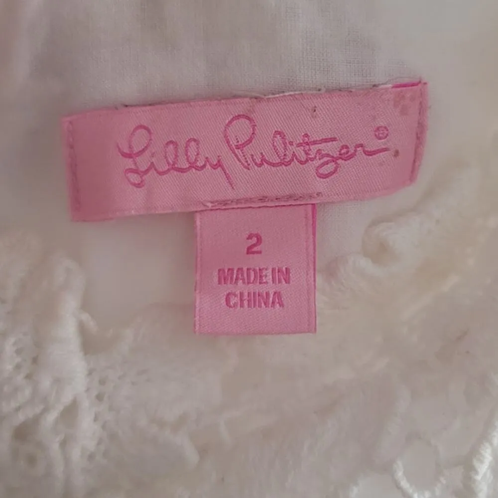 Lilly Pulitzer Reeve Shift Butterfly Lace Dress Resort White Papillion Lace 2 - Image 5