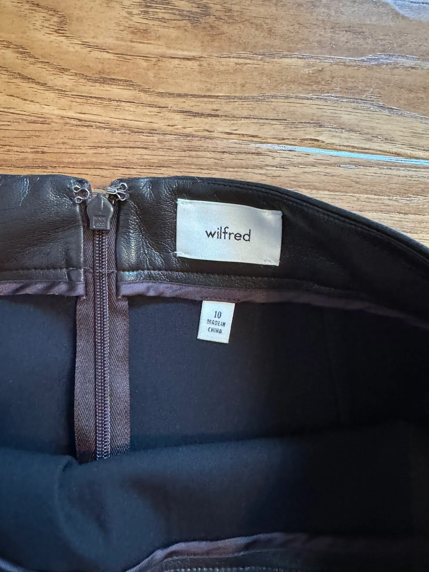 Leather Skirt - Image 3