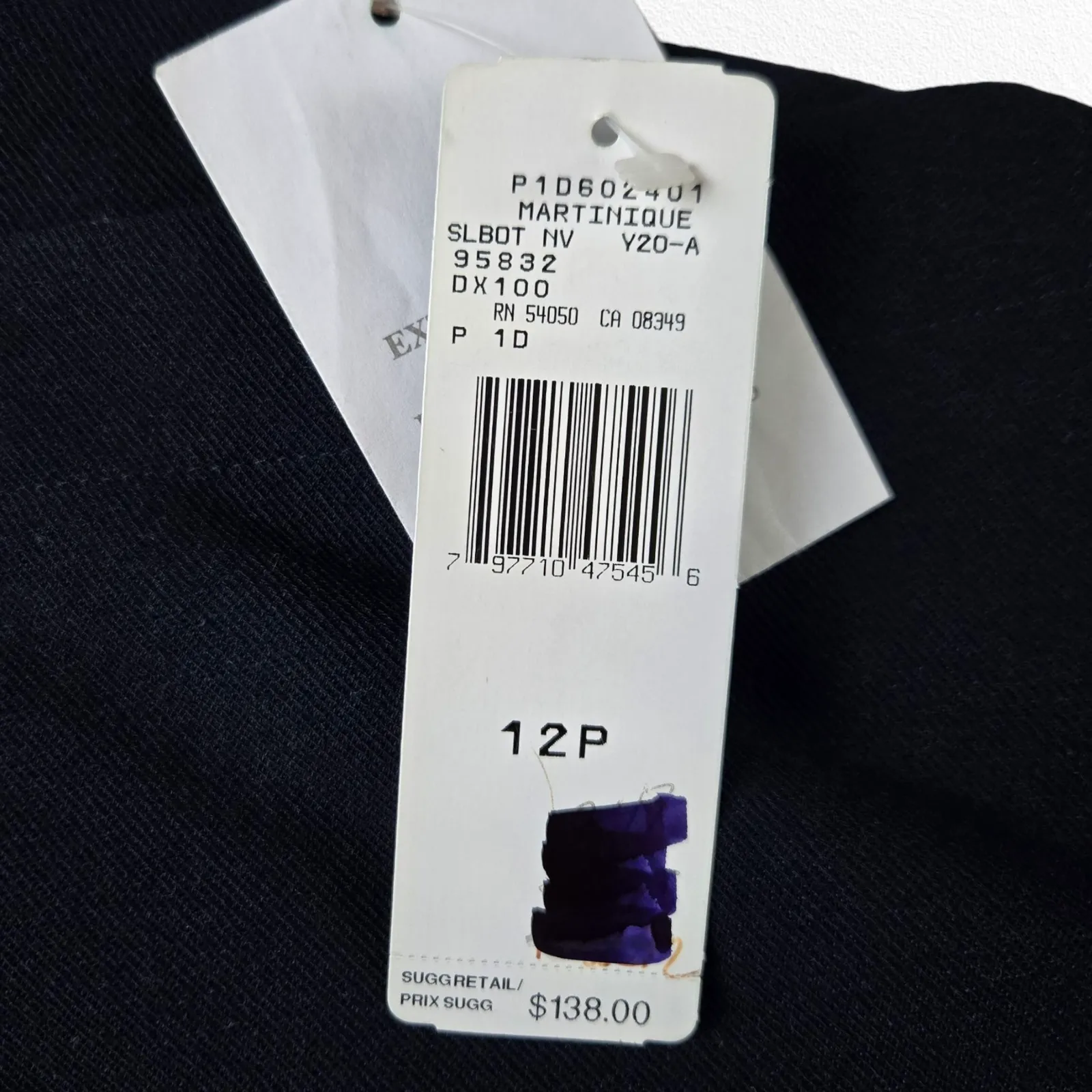 1990s Vintage Lauren Ralph Lauren Navy Wool Lace-Up Back Pencil Skirt Size 12P - Image 4