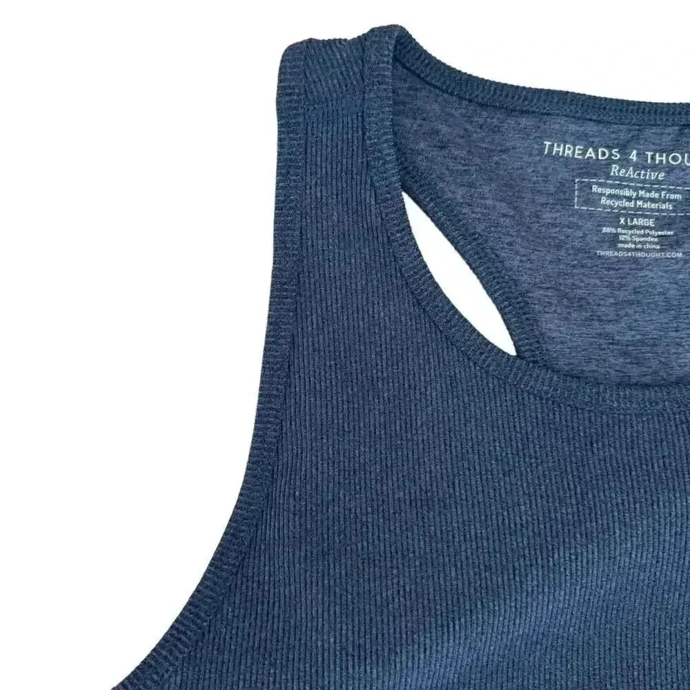 THREADS 4 THOUGHT Reactive Kensi Rib Sports Athletic Women’s Bra SZ XL #1878 - Image 12