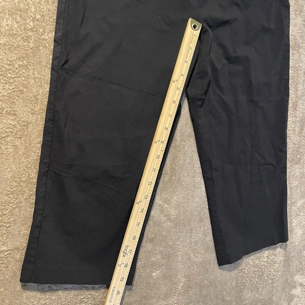 Ruby Rd Pants Womens 8 Capri Black High Rise Stretch Nylon Modest Minimal - Image 6