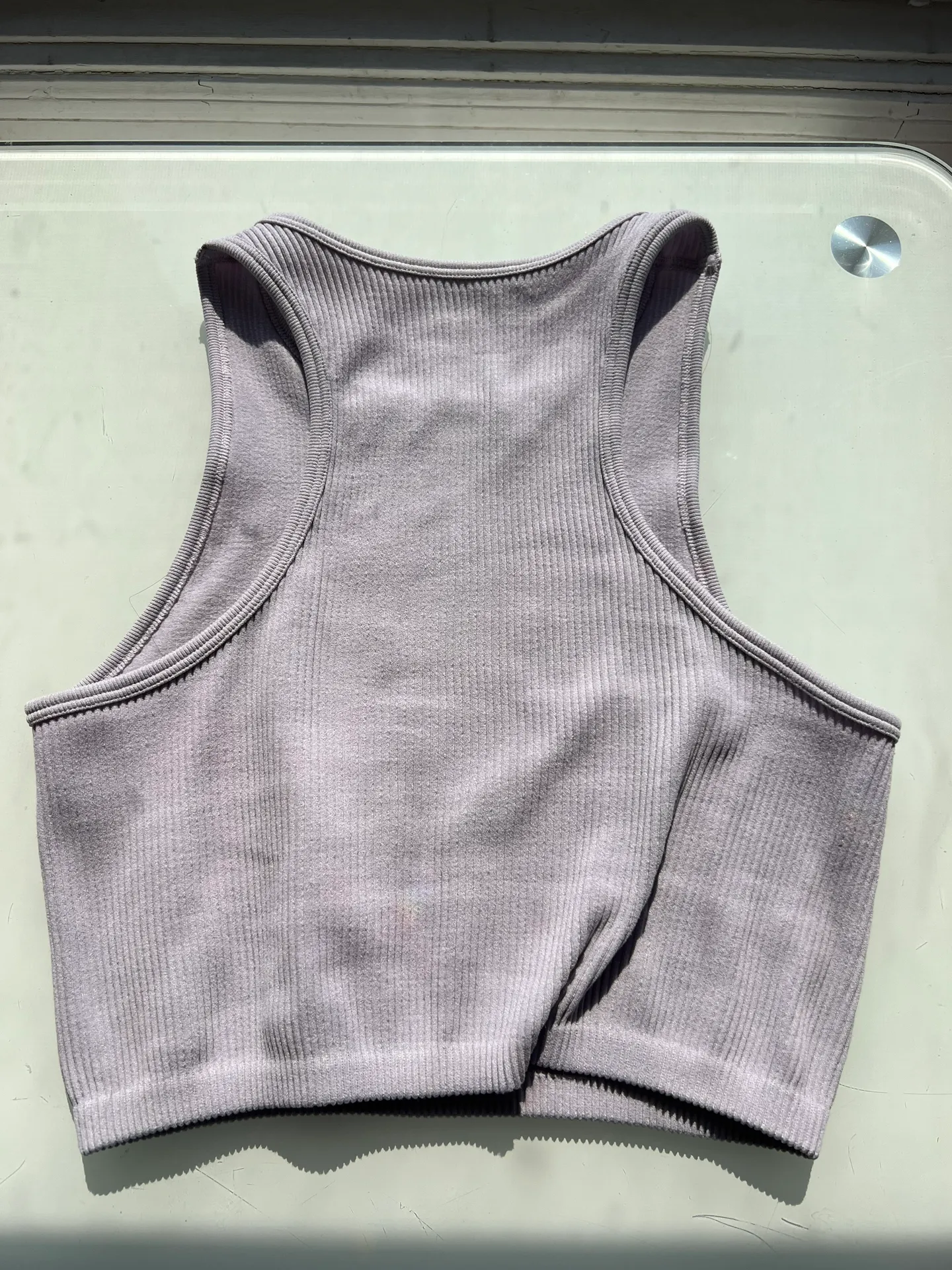 Purple Ribbed Tank  - Image 4
