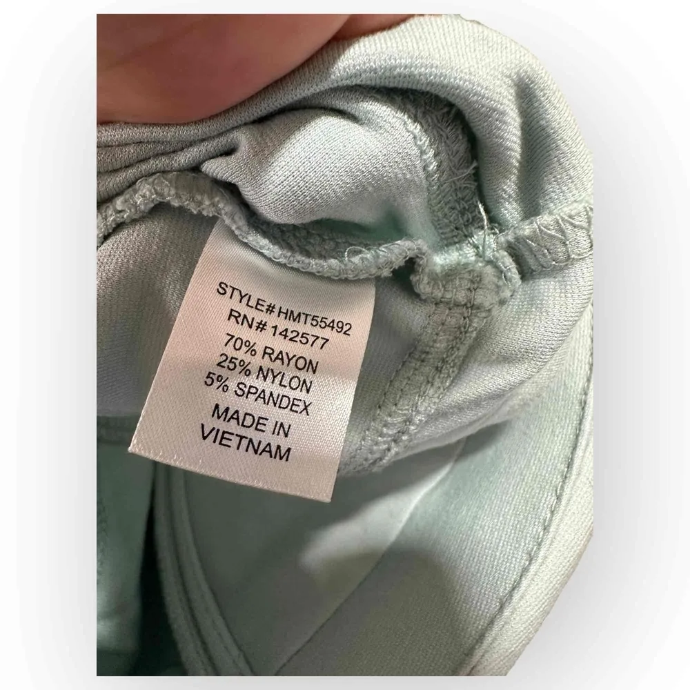 Haute Monde Mint Blue Padded Cups Adjustable Straps Lingerie Bodysuit Size Large - Image 5