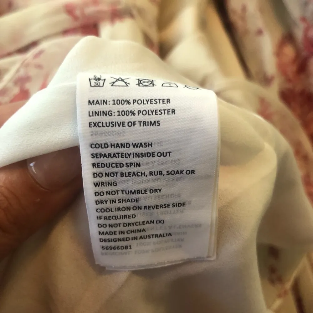 Bardot White and Pink Floral Dress Size US M (8) - Image 13