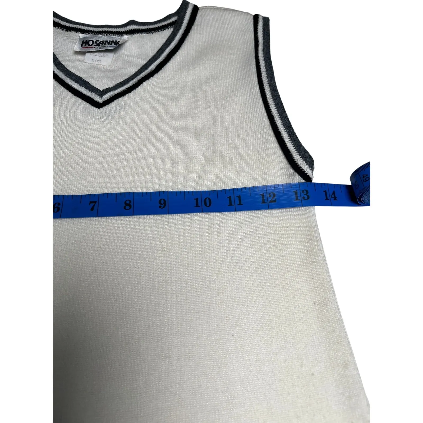 Hosanna Cream Knit Sweater Dress M Fits Small‎ Preppy Varsity Tenniscore White Size M - Image 5