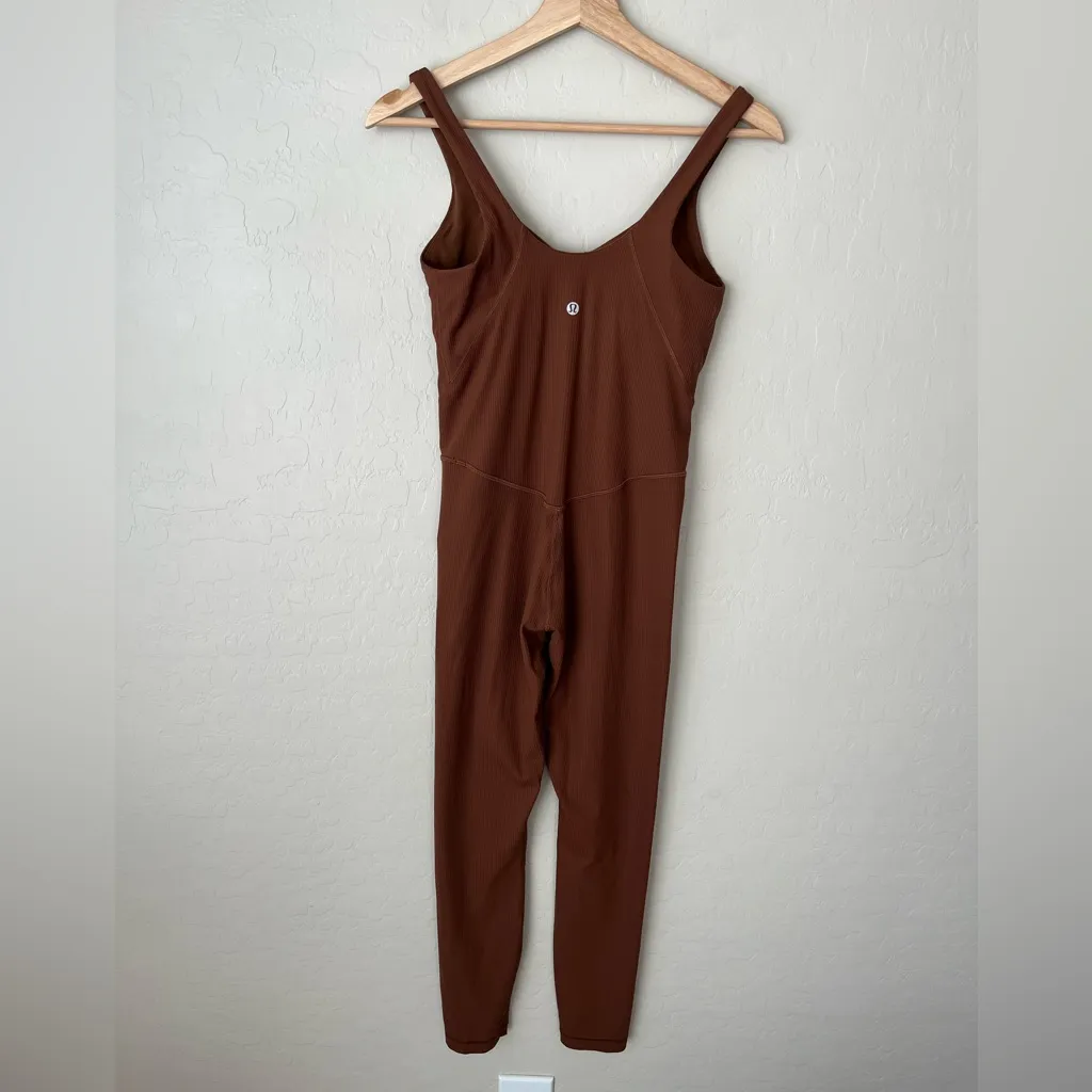 Lululemon Align Ribbed Bodysuit Roasted Brown 6 - Image 9
