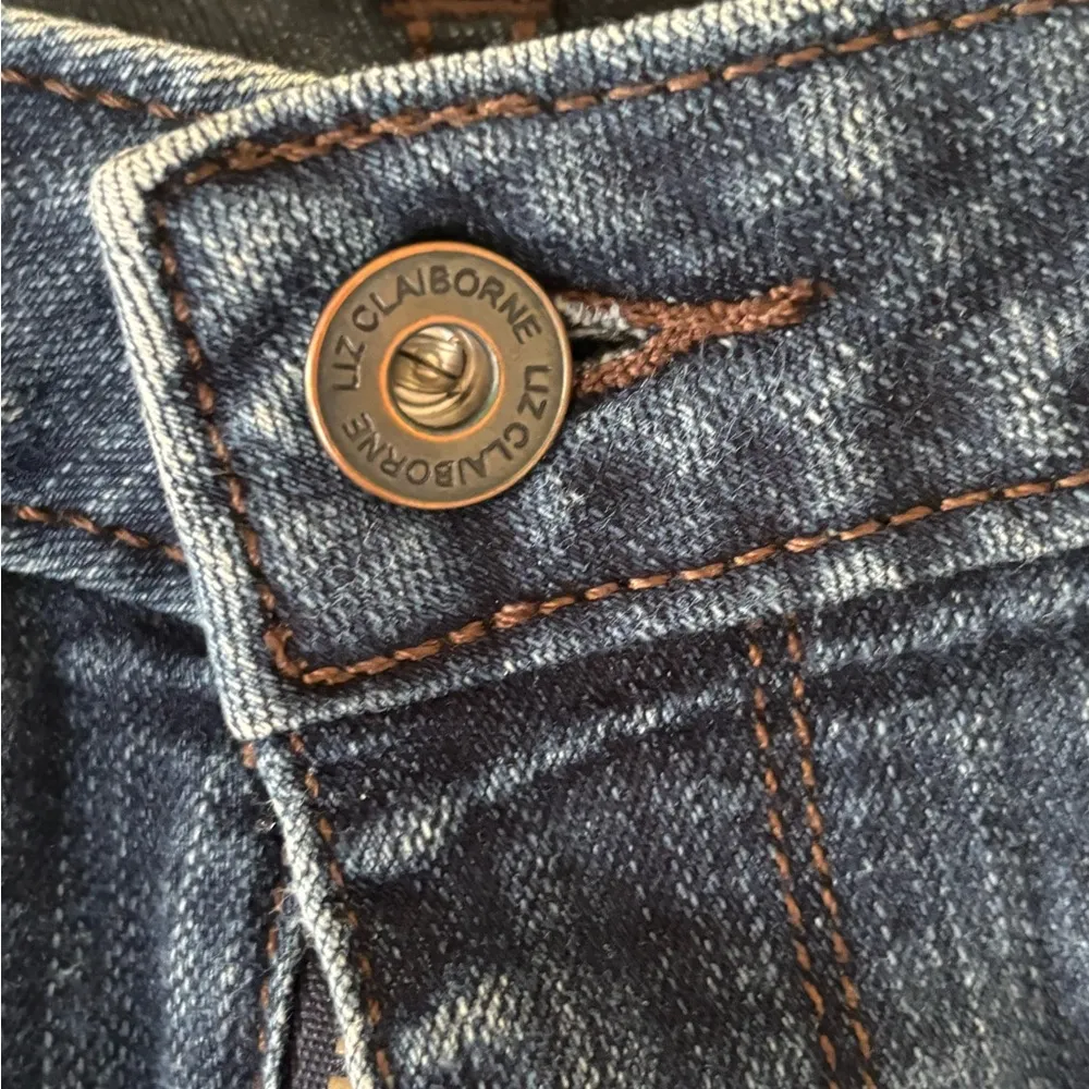 women’s dark blue jeans boot leg classic fit size 16 - Image 4