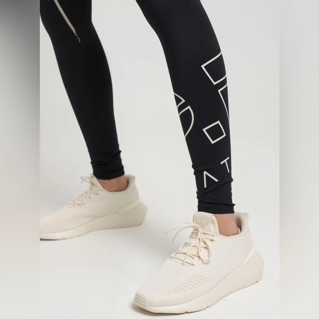 P.E Nation Transmission Leggings High Rise Logo Ankle Black Size M Size M - Image 11
