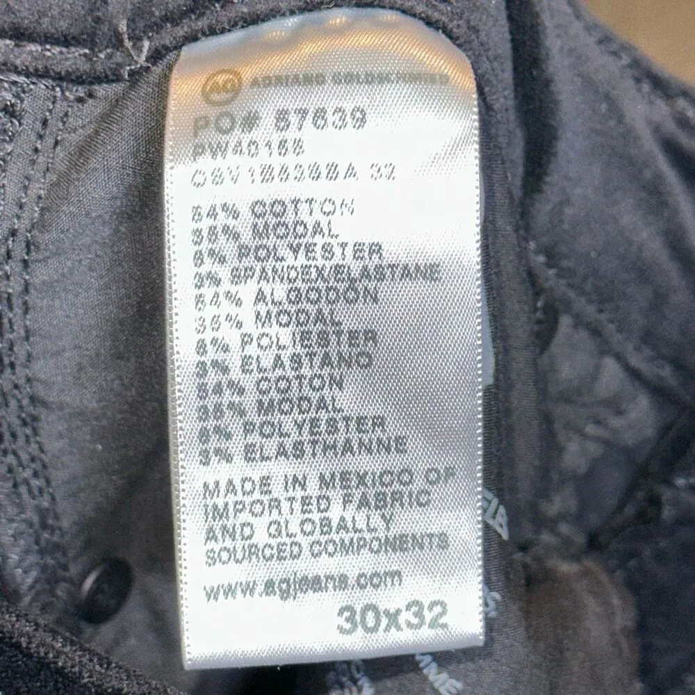 Adriano Goldschmied Farrah Bootcut Pants Black Size 30 - Image 3