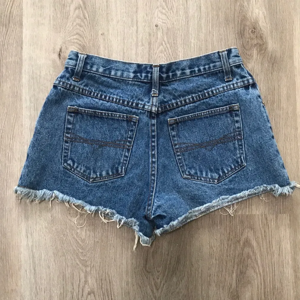 Carolina Blues Denim Cut Off Jean Shorts Vintage - Image 3