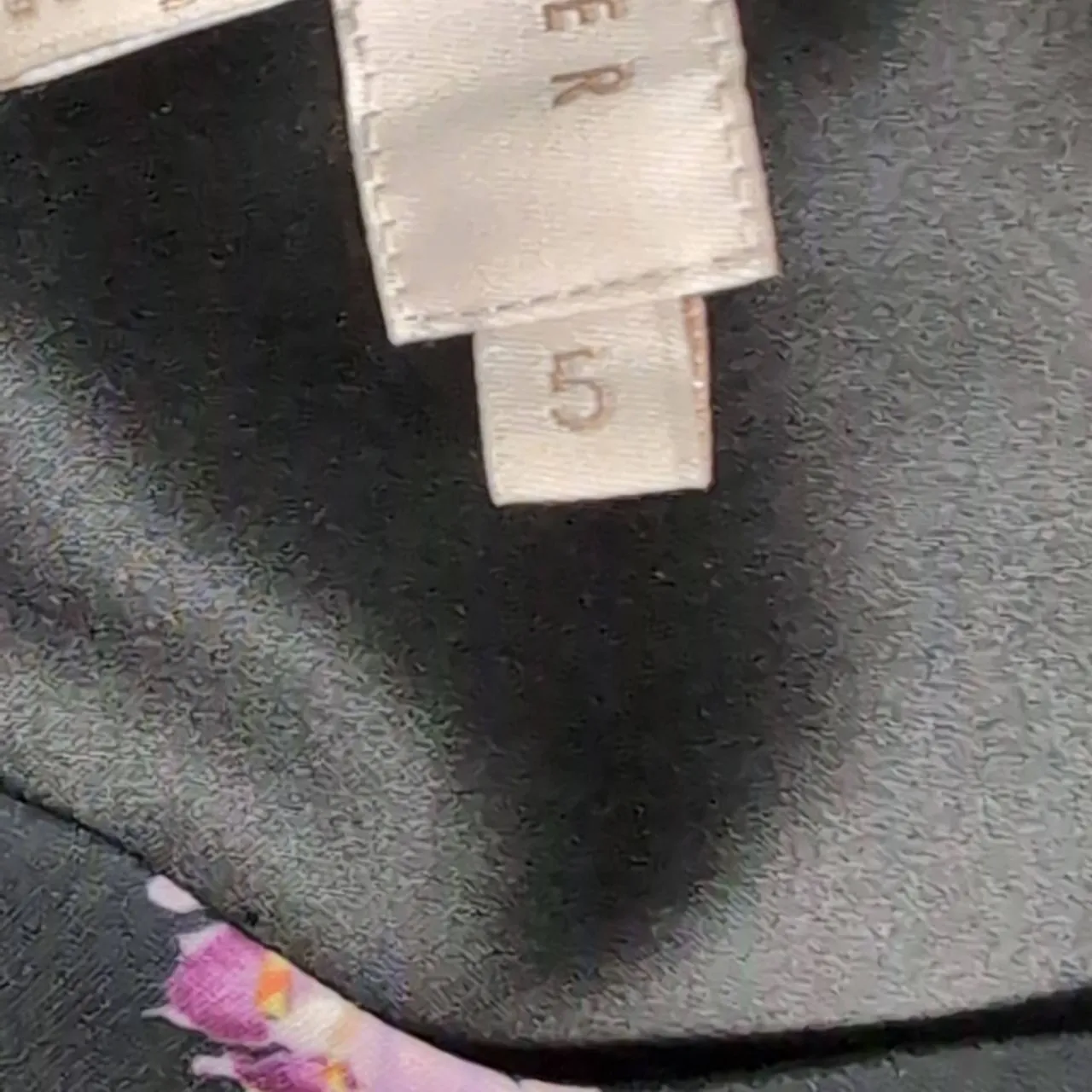 Ted Baker Vianna Gardens Frill Sleeve Dress A-line Black Floral Mini 5 = US 12 - Image 10