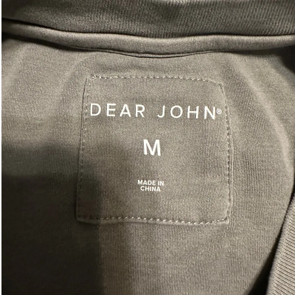 Dear John Maddox Boyfriend Cropped Tee Size Medium Short-Sleeve Premium - Image 3