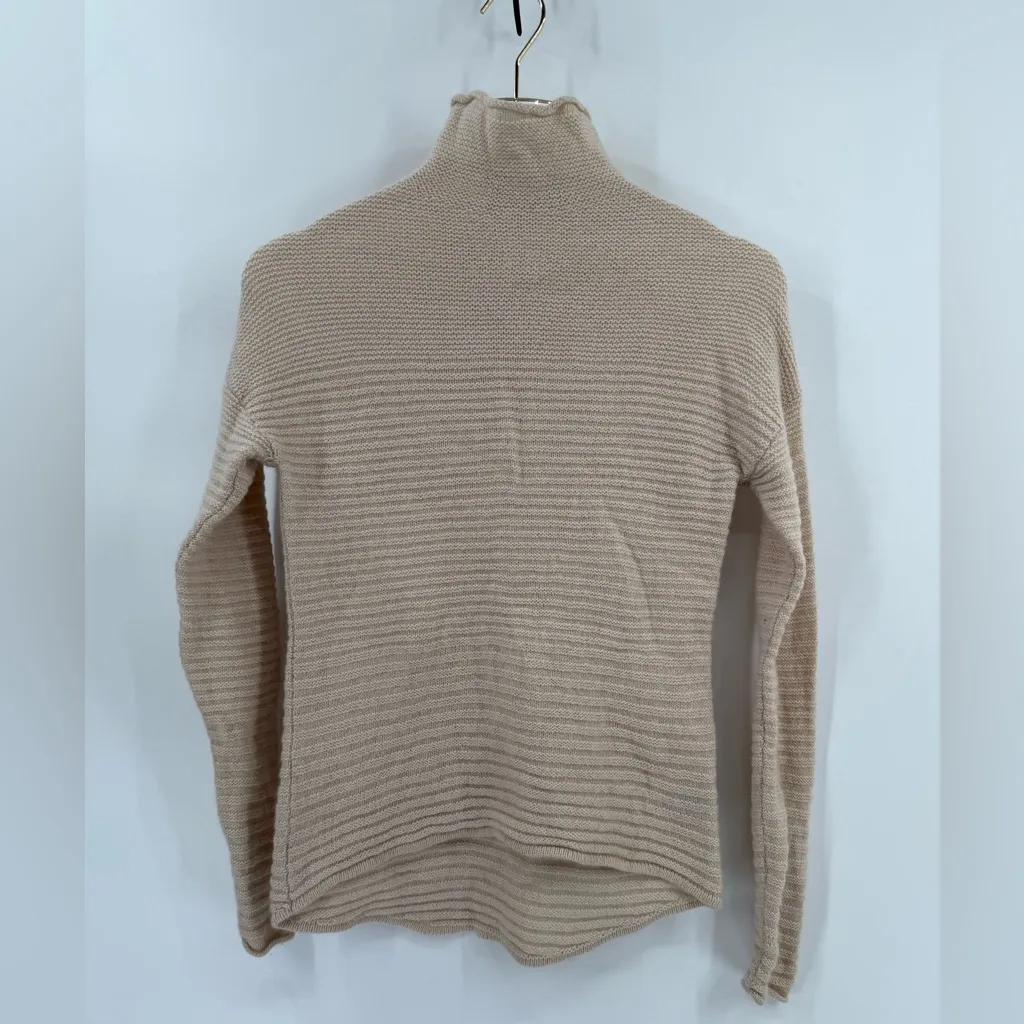360 Cashmere Audra Graduating
Stripe Texture Funnel Neck Sweater‎ size xs - Image 2