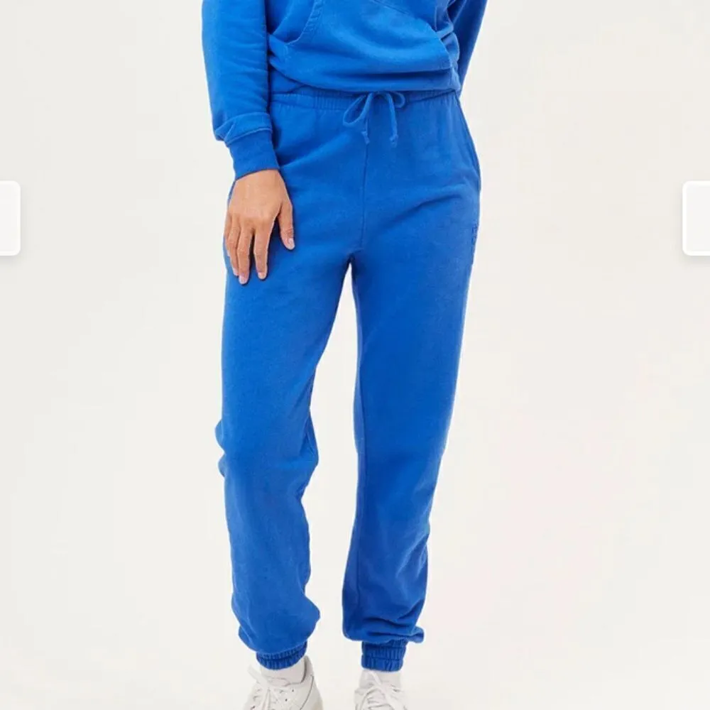 Frankie’s Bikinis Frank Oversized‎ Sweatpants Pacific Blue Size Medium - Image 2