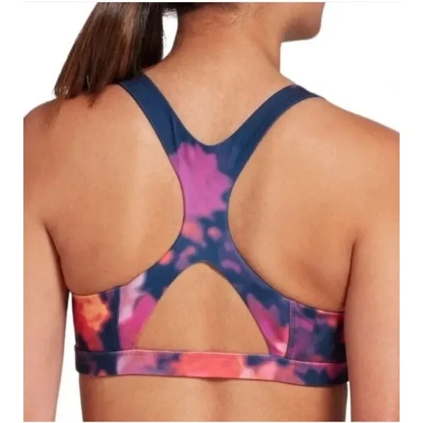 DSG Women's Aspire Performance Mid Sports Bra Blurred Rose Size Med $25 T079 Pink - Image 2