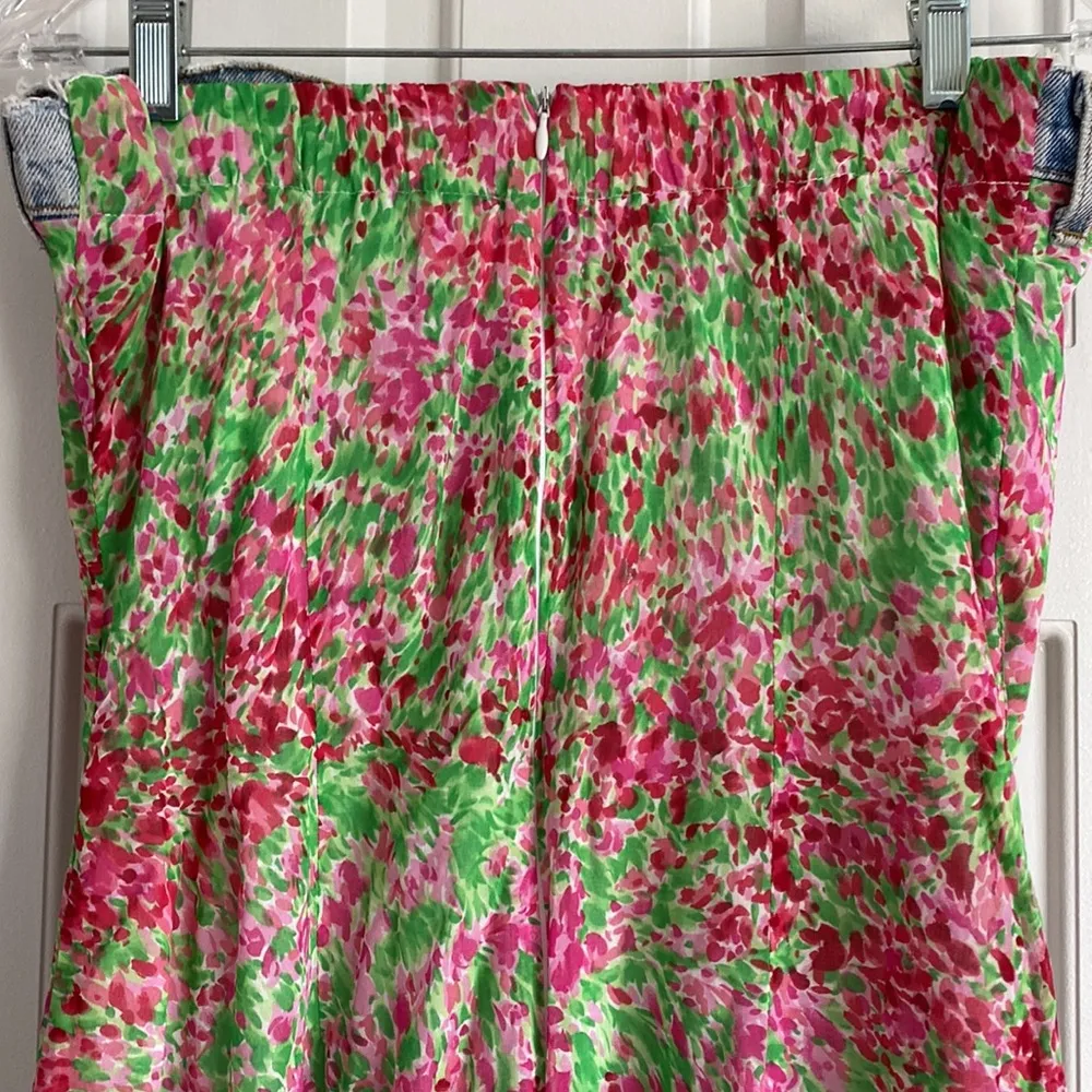 Adorable Levi Jean Top Floral Maxi Dress - Image 4