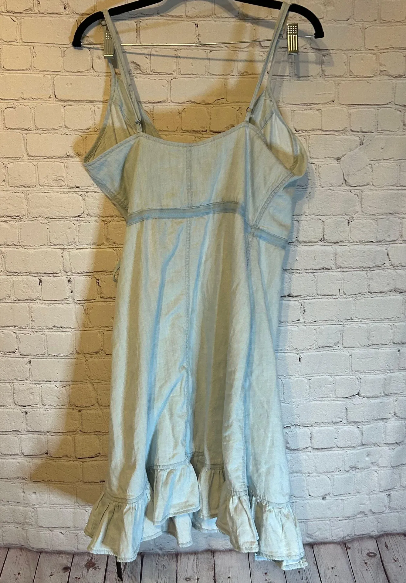 BLANK NYC NWT  Chambray Wrap Dress, L - Image 3