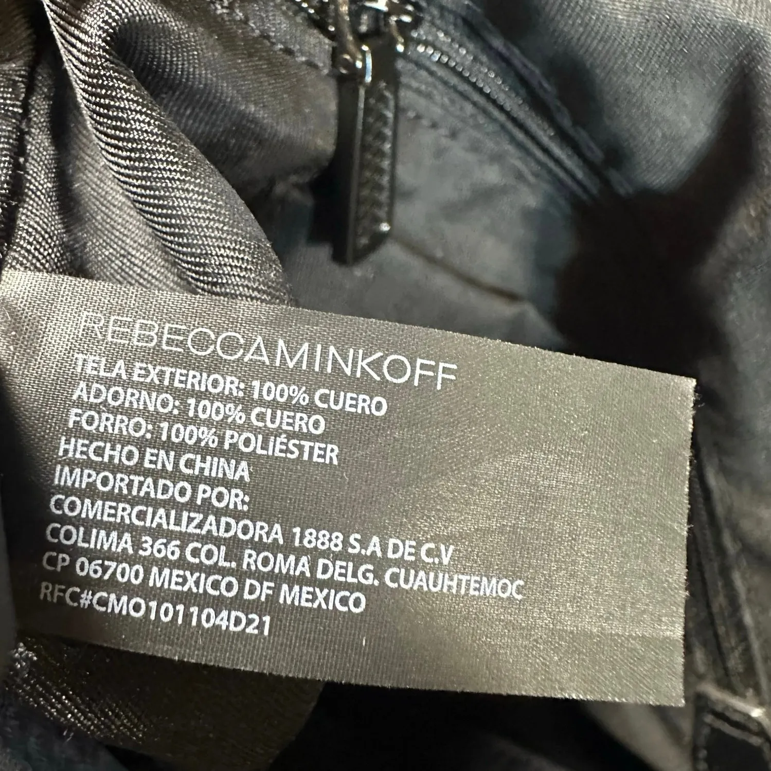 Rebecca Minkoff Navy Blue Leather Suede Saddle Bag - Image 12